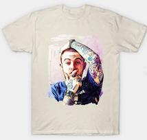 Mac Miller Short Sleeve  Mens Unisex S-3XL Beige Fan Art Unisex T-Shirt L