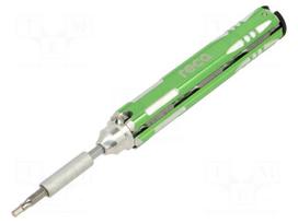 Screwdriver: precision-set | with bit magazine | 32pcs | 205mm
