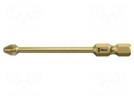 Screwdriver bit | Phillips | PH2 | 1/4" | Overall len: 50mm