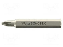 Screwdriver bit | Pozidriv® | PZ0 | 855/0 Micro | Socket size: 4mm