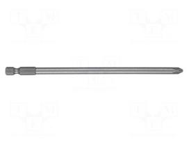 Screwdriver bit | Phillips | PH2 | 1/4" | Overall len: 150mm