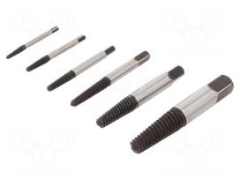 Tools set: screw extractor | Holder: hand | Range of val: M3-M24