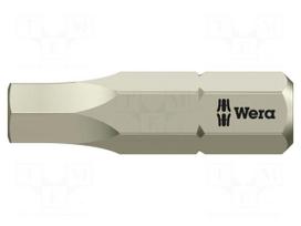 Screwdriver bit | Hex Plus key | HEX 5.5mm | 1/4" | Overall len: 25mm