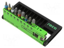 Tools set: screwdriver bits | Pozidriv®,Torx® | Kit: adapter | 1/4"