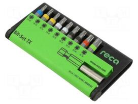 Tools set: screwdriver bits | Torx® | T10,T15,T20,T25,T30,T40