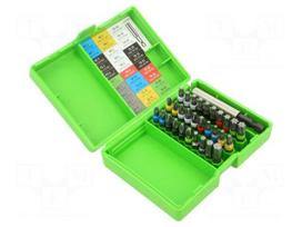 Tools set: screwdriver bits | hex key,Phillips,Pozidriv®,Torx®