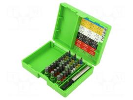 Tools set: screwdriver bits | Torx® | Kit: adapter | 1/4" | 31pcs.