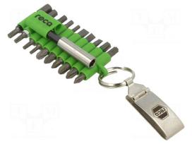 Tools set: screwdriver bits | 1/4" | 21pcs.