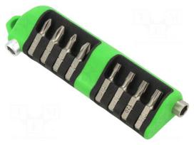 Tools set: screwdriver bits | Phillips,Pozidriv®,Torx® | 1/4"