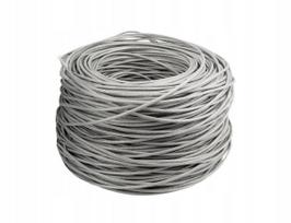 Lanberg Cable LAN UTP cat.6 305m wire CU LSZH CPR + FLUKE PASSED grey | LCU6L-11CU-0305-S | 5901969448122