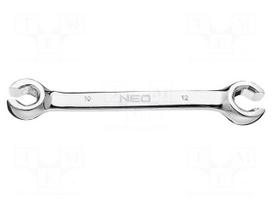 Wrench: ring half-open | double-sided | 10mm,12mm | L: 150mm
