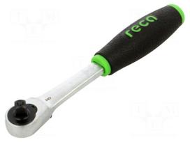 Wrench: rattle | 1/4" | Chrom-vanadium steel | PowerSystem | 140mm