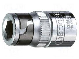 Adapter bit | hexagonal | HEX 1/4" | square | 6.3mm | 1/4"