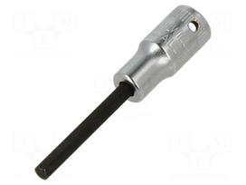 Socket: hex key-bit | HEX 9/64" | 1/4" | 55mm | chromium steel | 44A