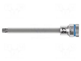Socket: Torx®-bit | TX27 | 3/8" | 107mm | Chrom-vanadium steel | Zyklop