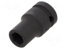 Socket: 6-angles | socket spanner | HEX 6mm | 1/4" | short,impact