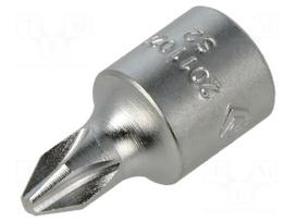 Socket: Phillips-bit | Phillips | PH2 | 1/4" | 25mm | steel