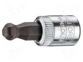 Socket: hex key-bit | HEX 6mm | 1/4" | Socket bit length: 37mm