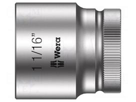 Socket: 6-angles | socket spanner | HEX 1 1/16" | 1/2" | 40mm | Zyklop