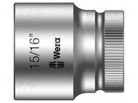 Socket: 6-angles | socket spanner | HEX 15/16" | 1/2" | 37mm | Zyklop