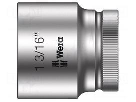 Socket: 6-angles | socket spanner | HEX 1 3/16" | 1/2" | 42mm | Zyklop