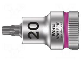Socket: Torx®-bit | TX20 | 3/8" | 35mm | Chrom-vanadium steel | Zyklop
