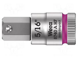 Socket: hex key-bit | inch,Hex Plus | HEX 5/16" | 1/4" | 28mm | Zyklop