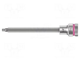 Socket: hex key-bit | inch,Hex Plus | HEX 1/8" | 3/8" | 107mm | Zyklop