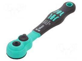 Wrench: rattle | 1/4" | Zyklop Comfort | narrow profile | 144mm