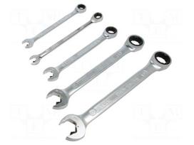 Wrench: combination spanner-set | rattle | Chrom-vanadium steel