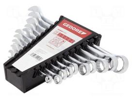Wrench: combination spanner-set | double-sided | Plating: chromium