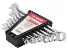 Wrench: combination spanner-set | double-sided | Plating: chromium