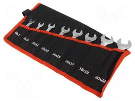 Wrench: flat-set | double-sided,spanner | Chrom-vanadium steel