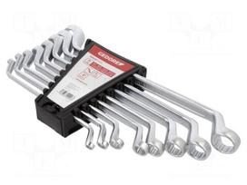 Wrench-set | double-sided,box,bent | Chrom-vanadium steel | 8pcs.