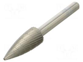 Fast cutting mill | Ø: 12mm | Ø: 6mm | steel,cast iron | G | conical