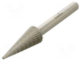 Fast cutting mill | Ø: 12mm | Ø: 6mm | steel,cast iron | M | conical
