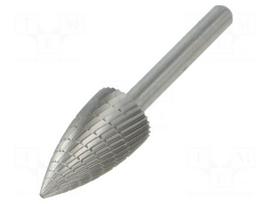 Fast cutting mill | Ø: 16mm | Ø: 6mm | steel,cast iron | G | conical