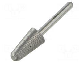 Fast cutting mill | Ø: 16mm | Ø: 6mm | steel,cast iron | L | conical