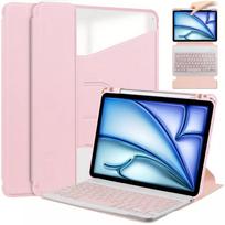 4kom.pl  360 i KLAWIATURA do Apple iPad Air 11 M3 2025/ Air 11 M2 2024 GEN 7, 6, różowe | 5907378743988 | 5907378743988