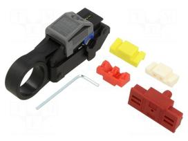 Stripping tool | 2.5÷6.8mm | Wire: coaxial | Kit: hex key,blades