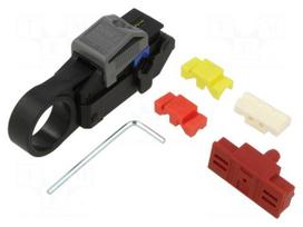 Stripping tool | 3.5÷7.5mm | Wire: coaxial | Kit: hex key,blades