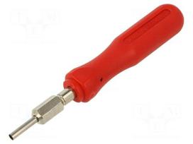 Tool: for removal | contacts for round plug connectors | L: 142mm