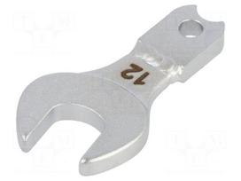 Wrench tip | torque,spanner | Spanner: 12mm | L: 52.9mm