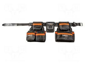 Waist bag | tool case | black-orange | poliester 1680D
