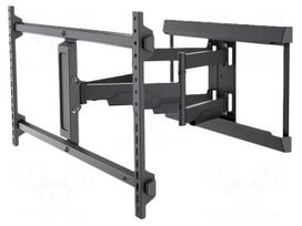 Holder: wall mounting | monitor,TV | black | 60kg