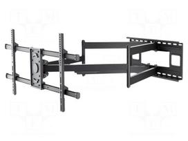 Holder: wall mounting | monitor,TV | black | 80kg