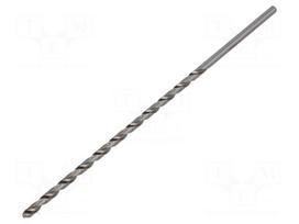 Drill bit | for metal | Ø: 4mm | L: 175mm | high speed steel