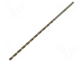 Drill bit | for metal | Ø: 3.5mm | L: 165mm | high speed steel