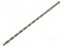 Drill bit | for metal | Ø: 5mm | L: 195mm | high speed steel