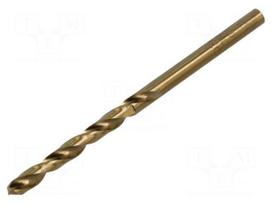 Drill set | for metal | Ø: 2.5mm | L: 57mm | Working part len: 30mm
